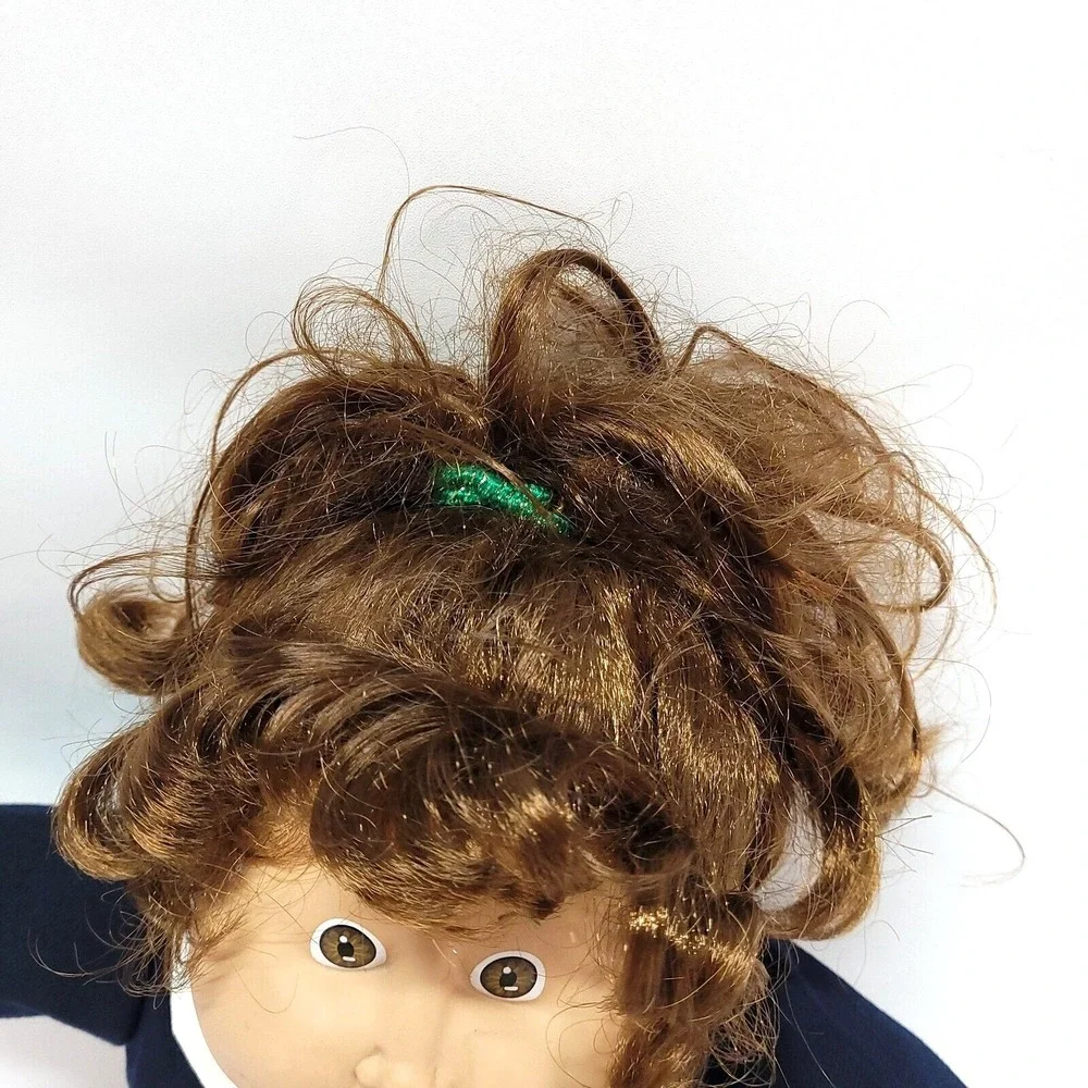 Vintage Cabbage Patch Kids 1986 Cornsilk Brunette 2 Teeth School Girl Doll 17